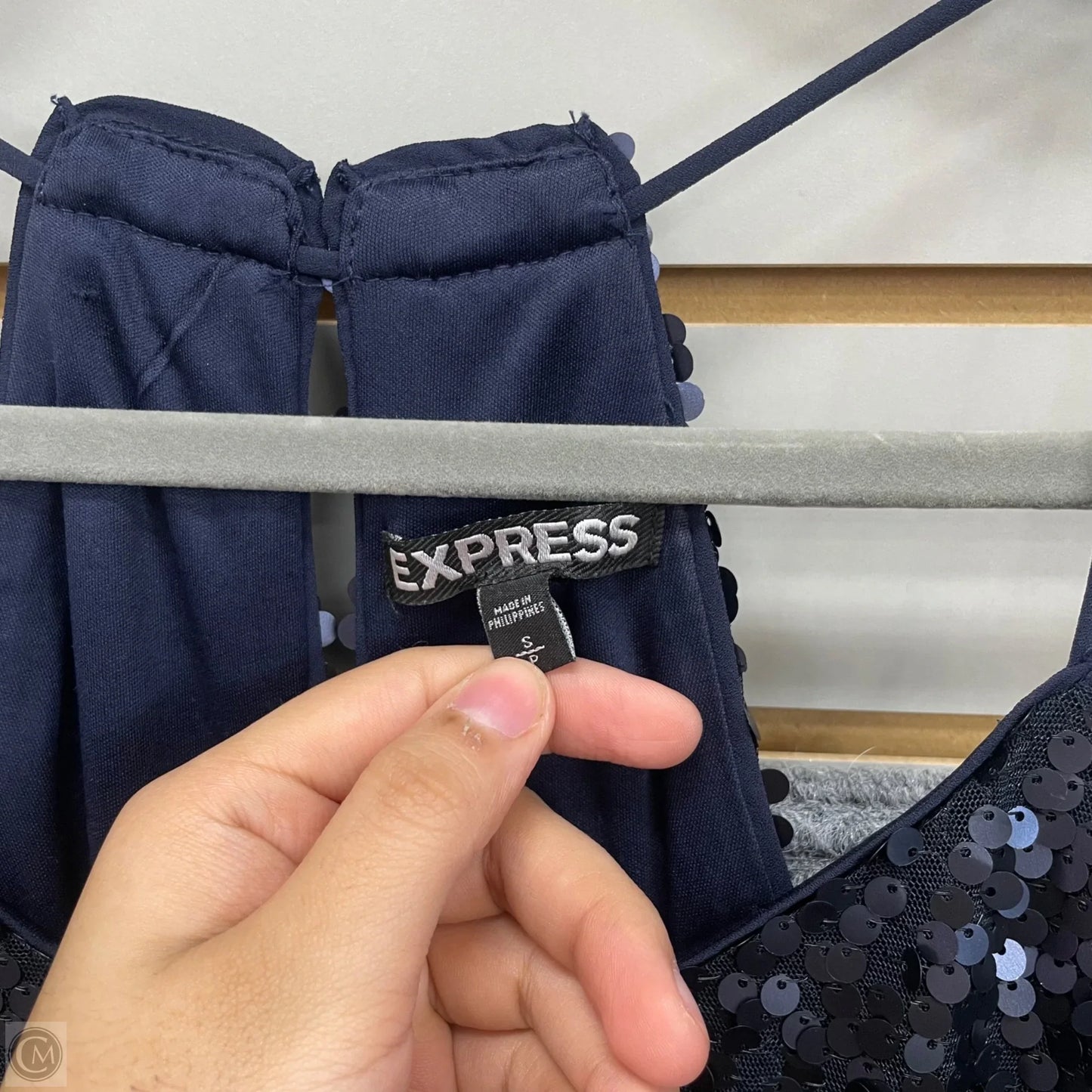 Dress Party Short By Express In Blue, Size: S