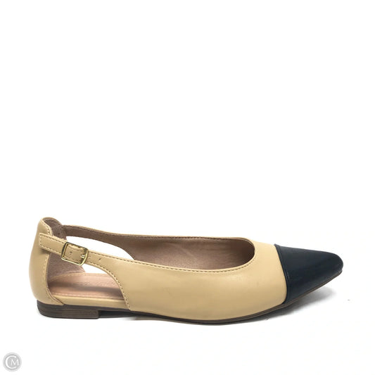 Shoes Flats By Old Navy In Black & Tan, Size: 6.5