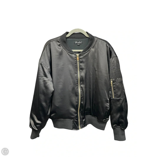 Jacket Moto By Marled In Black, Size: L