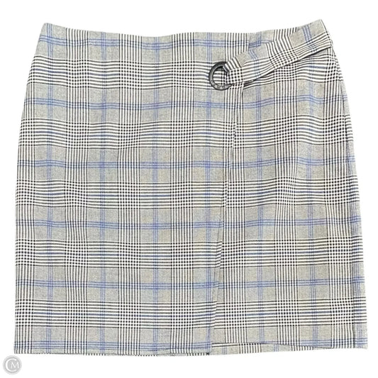 Skirt Mini & Short By Vince Camuto In Blue & Grey, Size: 4