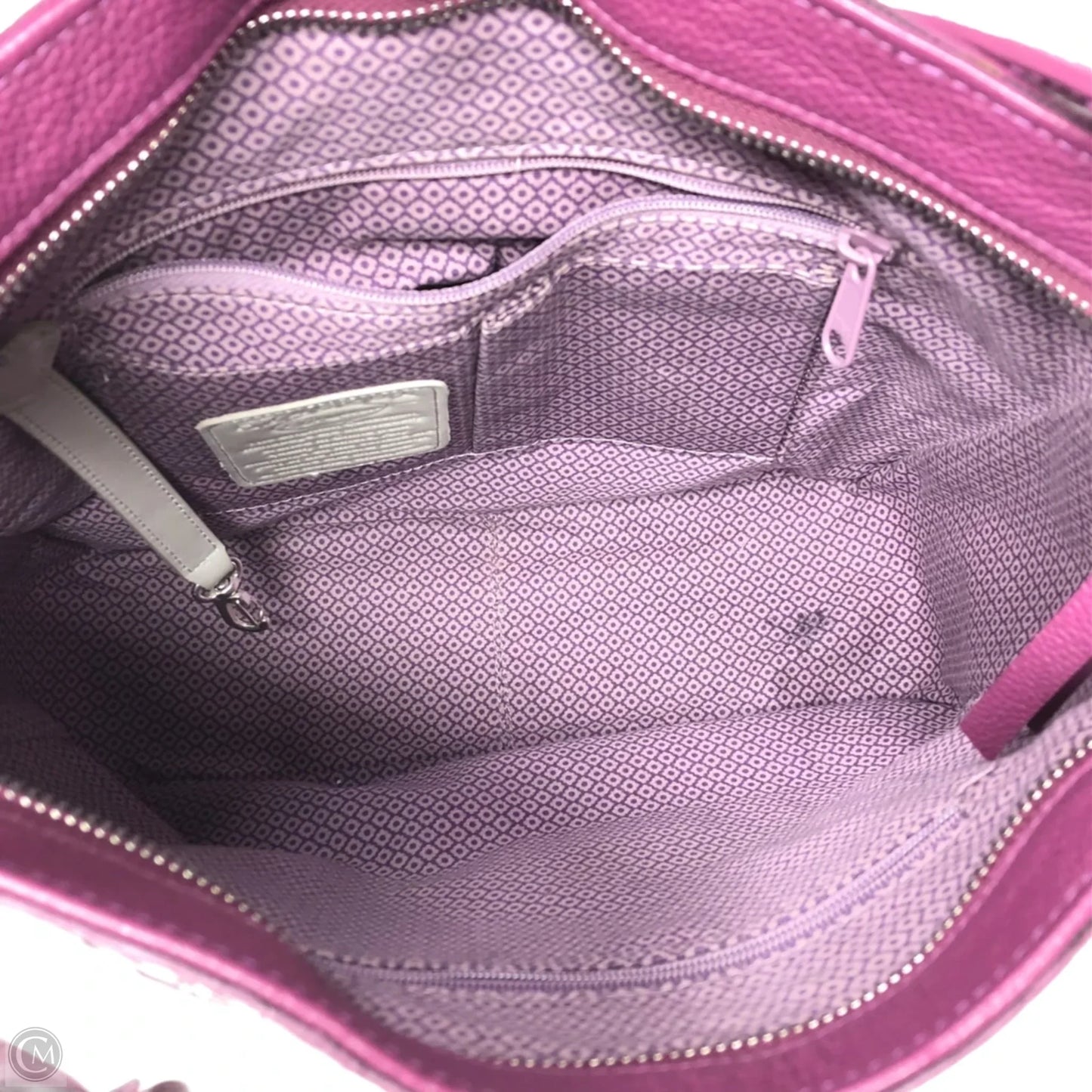 Handbag Leather By Brighton, Size: Medium