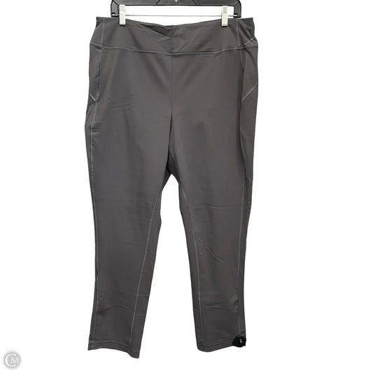 Athletic Pants By Duluth Trading In Grey, Size: Large