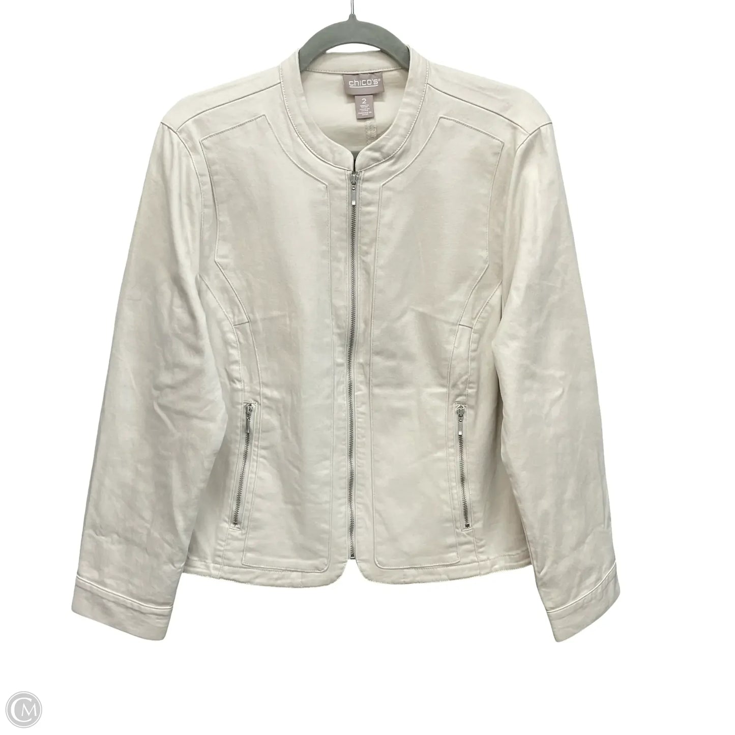 Jacket Other By Chicos In Beige, Size: M