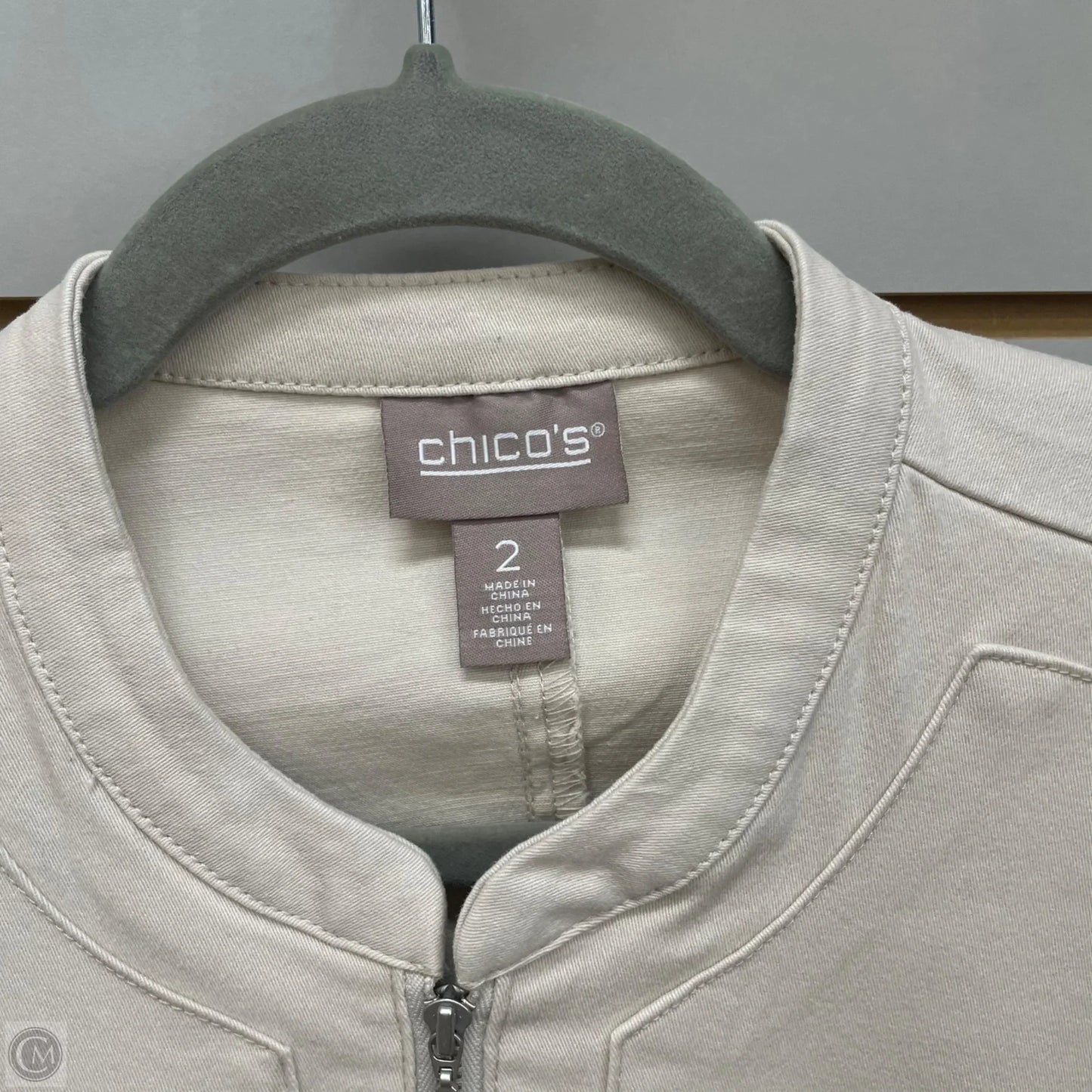 Jacket Other By Chicos In Beige, Size: M