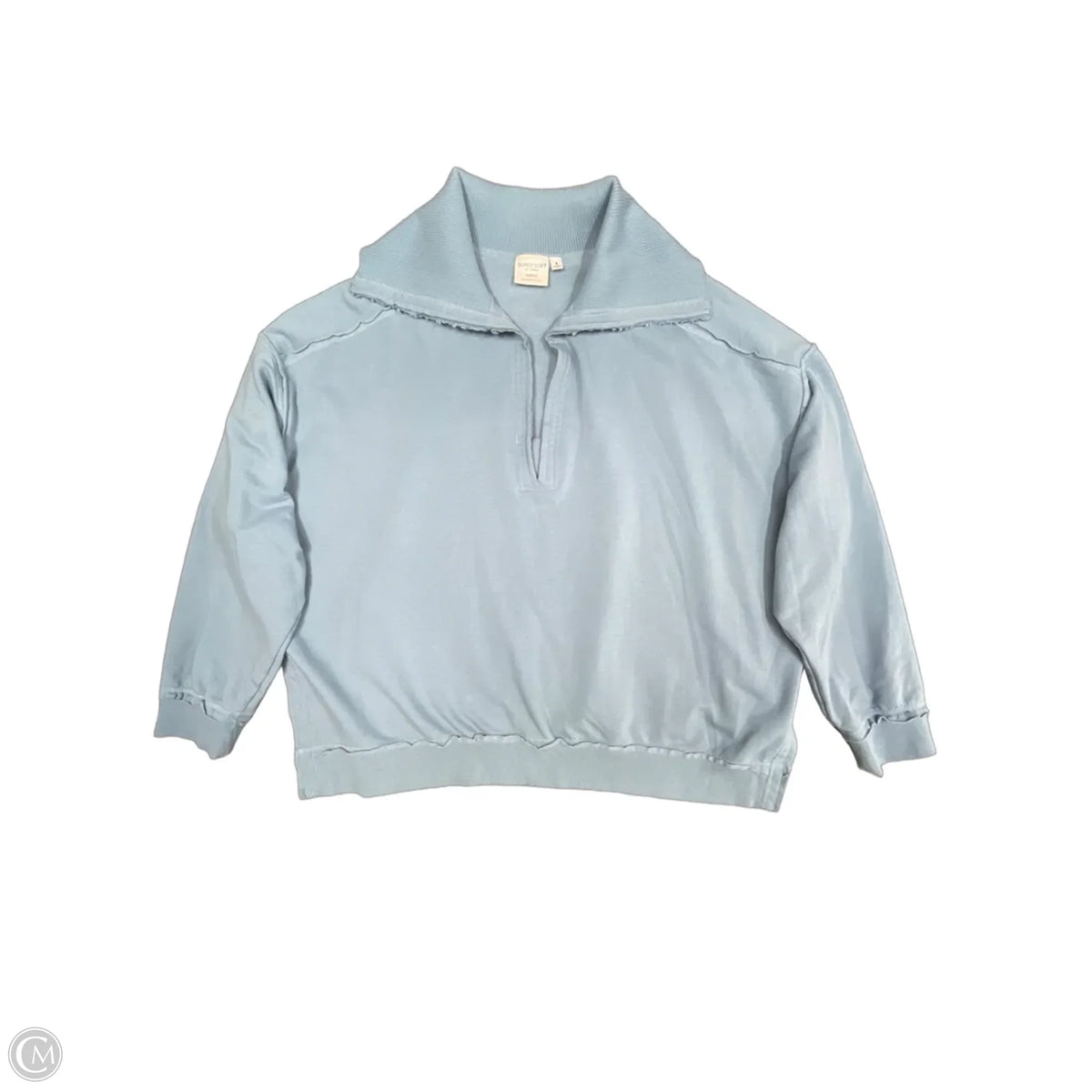 Sweatshirt Collar By Torrid In Blue, Size: 1x