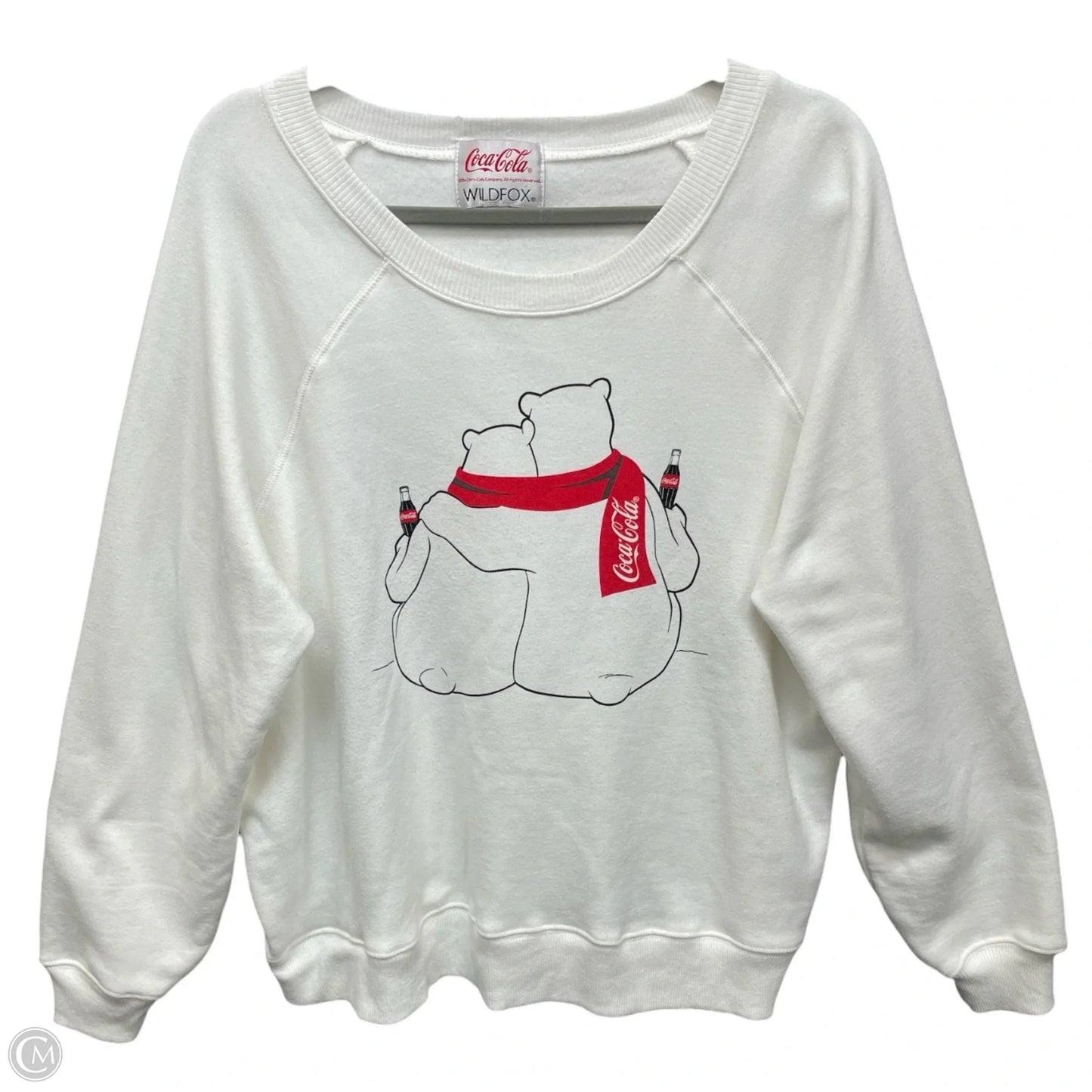 Sweatshirt Crewneck By Wildfox In White, Size: M