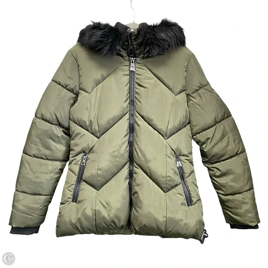 Coat Puffer & Quilted By Clothes Mentor In Green, Size: S