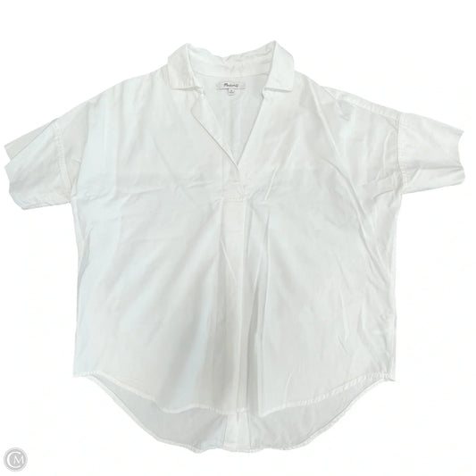 Top Short Sleeve By Madewell In White, Size: Xs