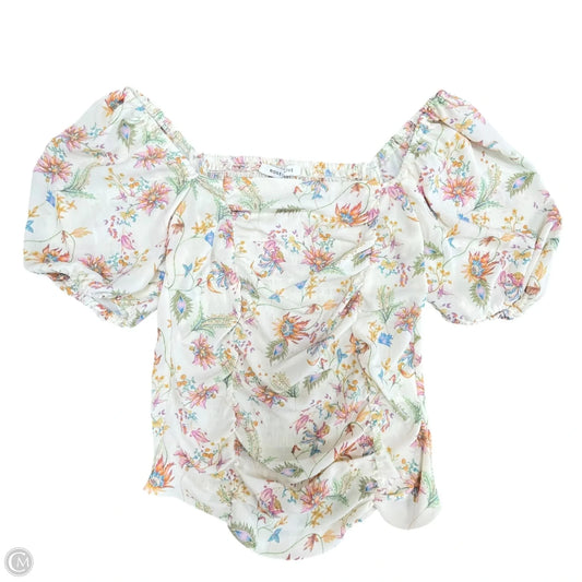 Blouse Short Sleeve By Rose And Olive In Floral Print, Size: S