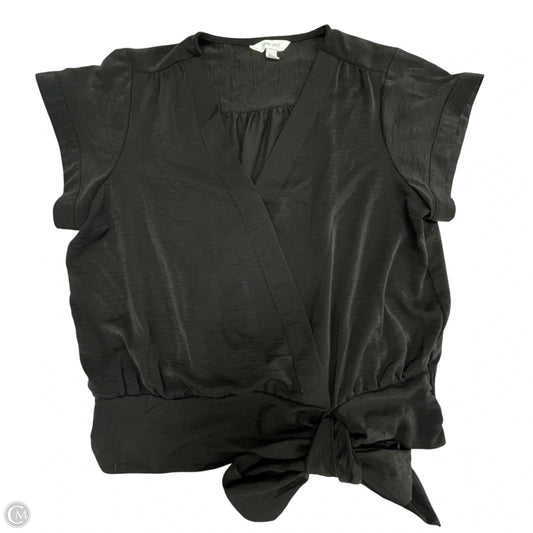 Top Short Sleeve By Nine West In Black, Size: Xl