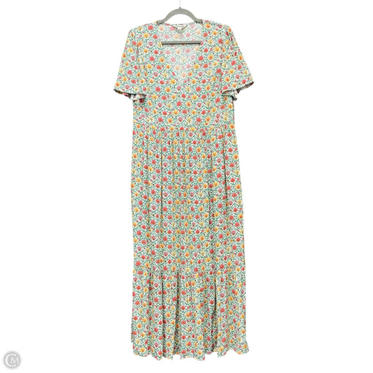 Dress Casual Maxi By Boden In Floral Print, Size: 10