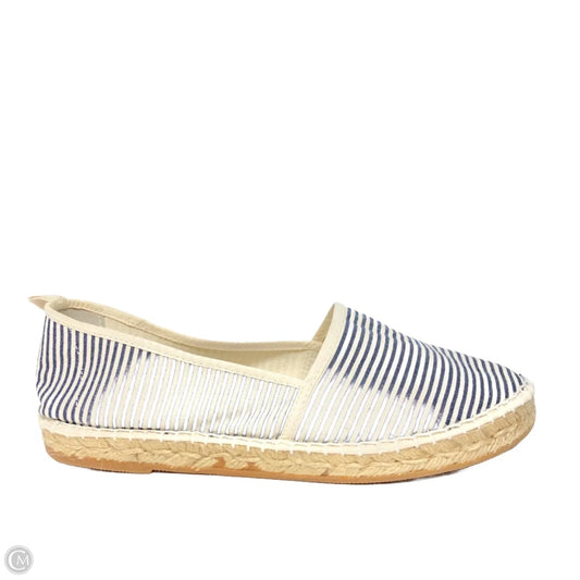 Shoes Flats By Clothes Mentor In Striped Pattern, Size: 9.5