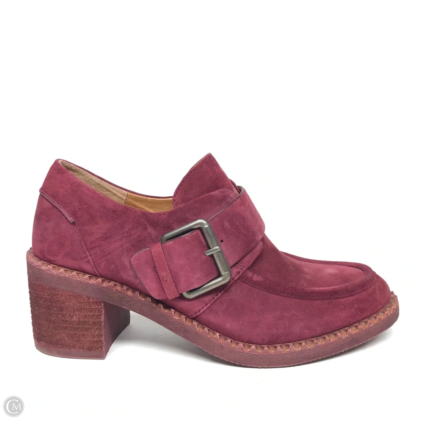 Shoes Heels Block By Gentle Souls In Purple & Red, Size: 9