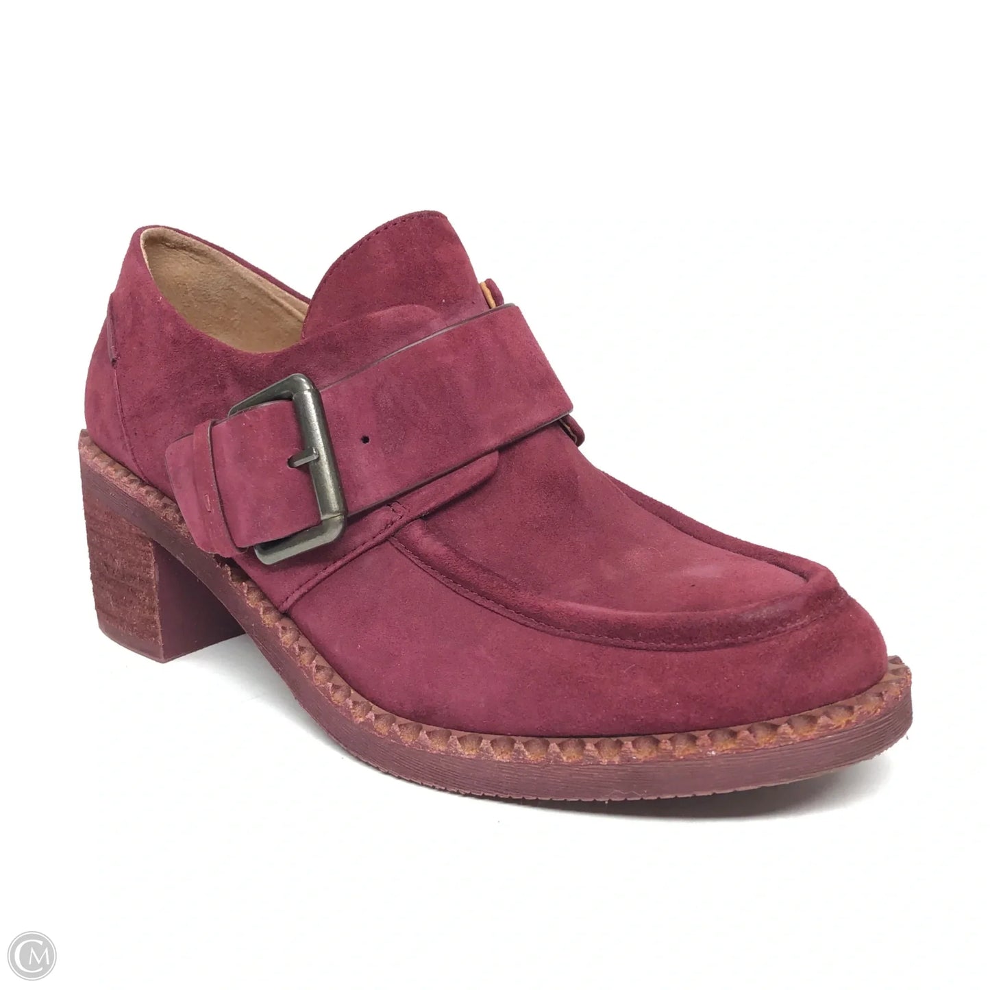 Shoes Heels Block By Gentle Souls In Purple & Red, Size: 9