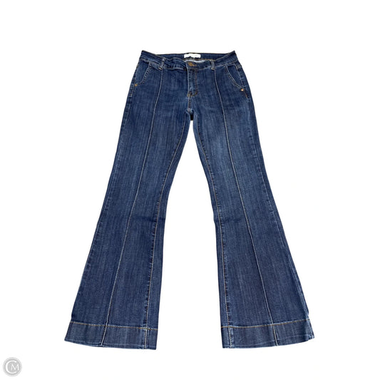 Jeans Flared By Clothes Mentor In Blue Denim, Size: 12