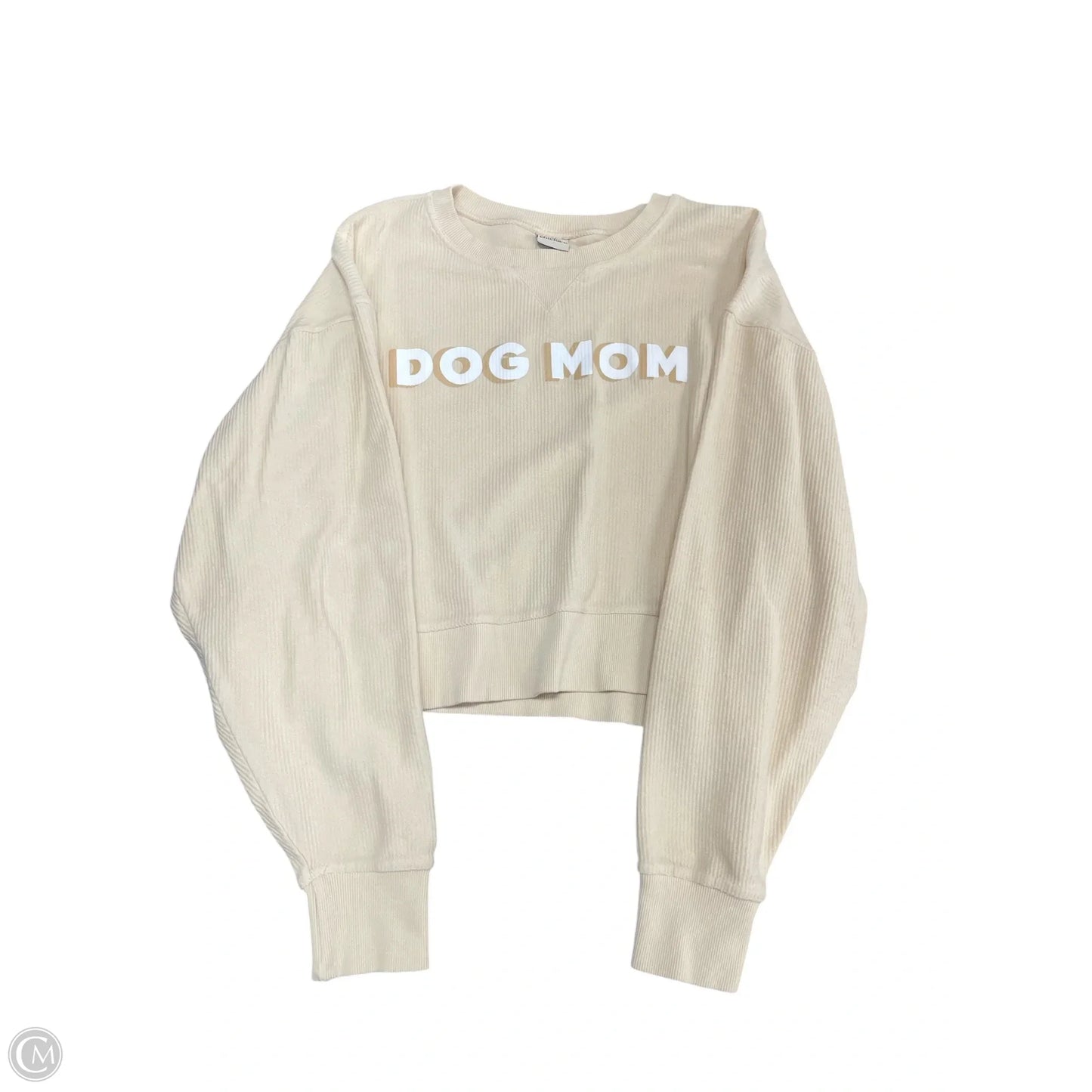 Top Long Sleeve By Chicka-d In Beige, Size: L