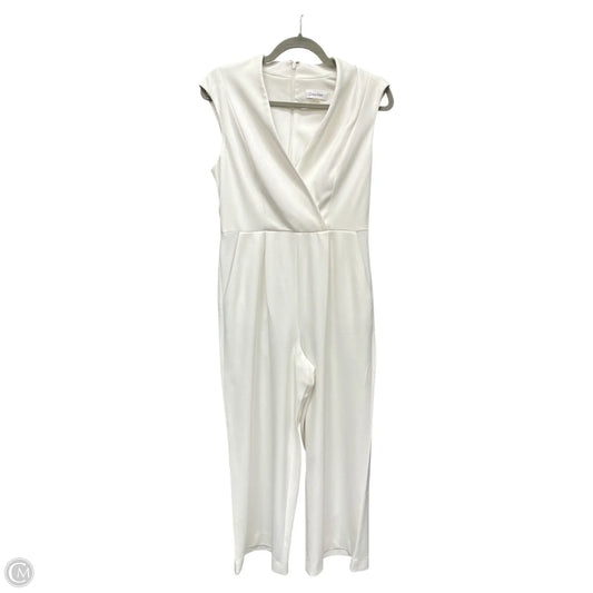 Jumpsuit By Calvin Klein In White, Size: 6