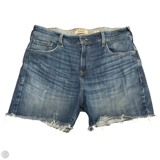 Shorts By Ariat In Blue Denim, Size: 16