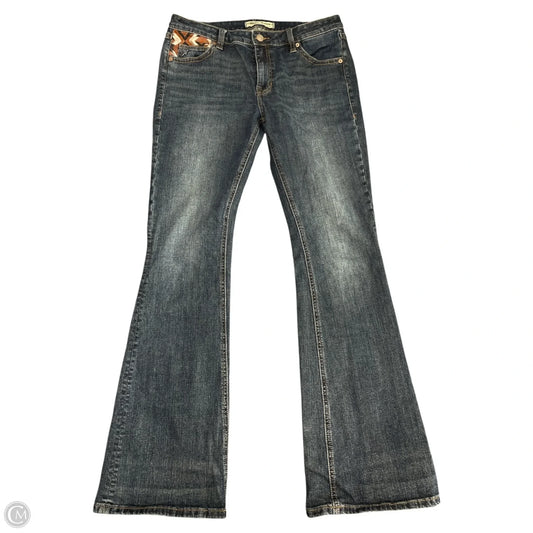 Jeans Flared By Rock & Roll In Blue Denim, Size: 12l