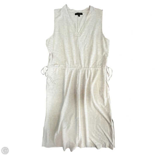 Dress Casual Midi By Banana Republic In Beige, Size: L