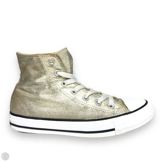 Shoes Sneakers By Converse In Gold, Size: 7.5