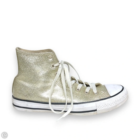 Shoes Sneakers By Converse In Gold, Size: 9