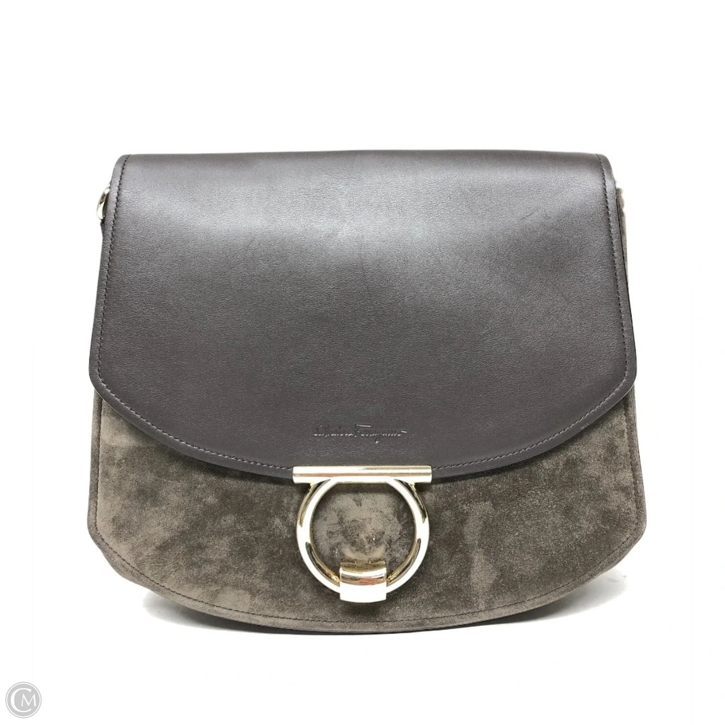 Crossbody Luxury Designer By Ferragamo, Size: Large