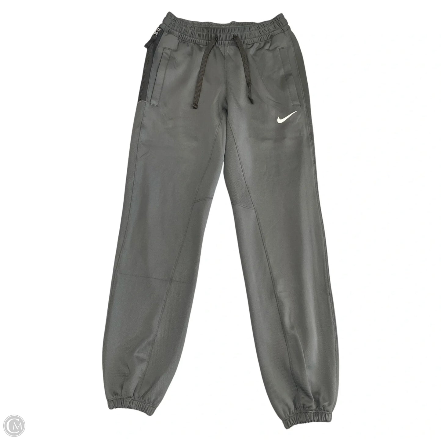 Athletic Pants By Nike In Grey, Size: S