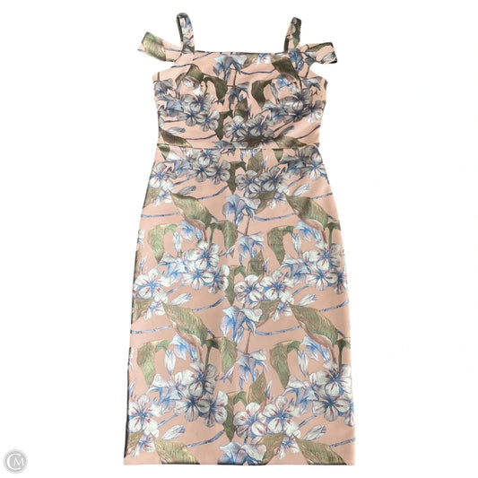 Dress Casual Midi By Eci In Floral Print, Size: 6