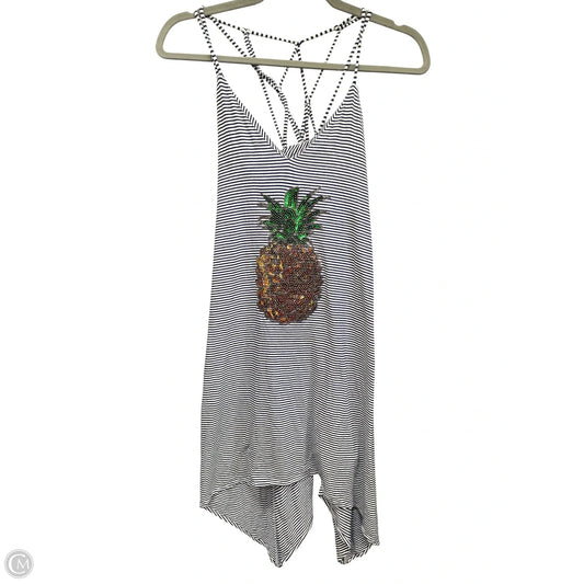 Swimwear Cover-up By Sperry In Blue & White, Size: M