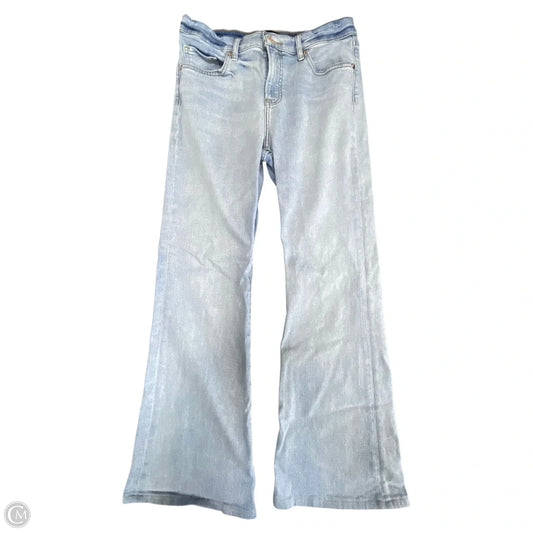 Jeans Flared By Express In Blue Denim, Size: 8