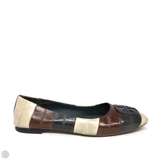 Shoes Designer By Tory Burch In Black & Brown, Size: 7.5