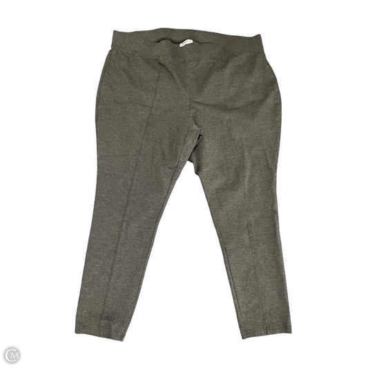 Pants Leggings By Catherines In Grey, Size: 3x
