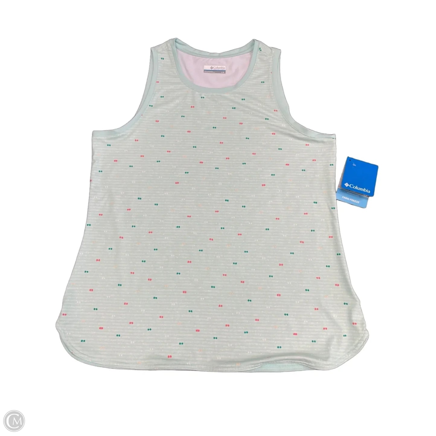 Athletic Tank Top By Columbia In Green, Size: L