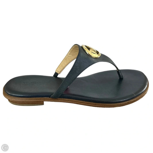 Sandals Flats By Michael By Michael Kors In Navy, Size: 7