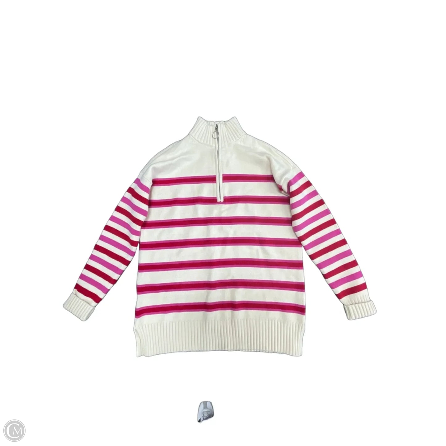 Sweater By Loft In Striped Pattern, Size: Xs