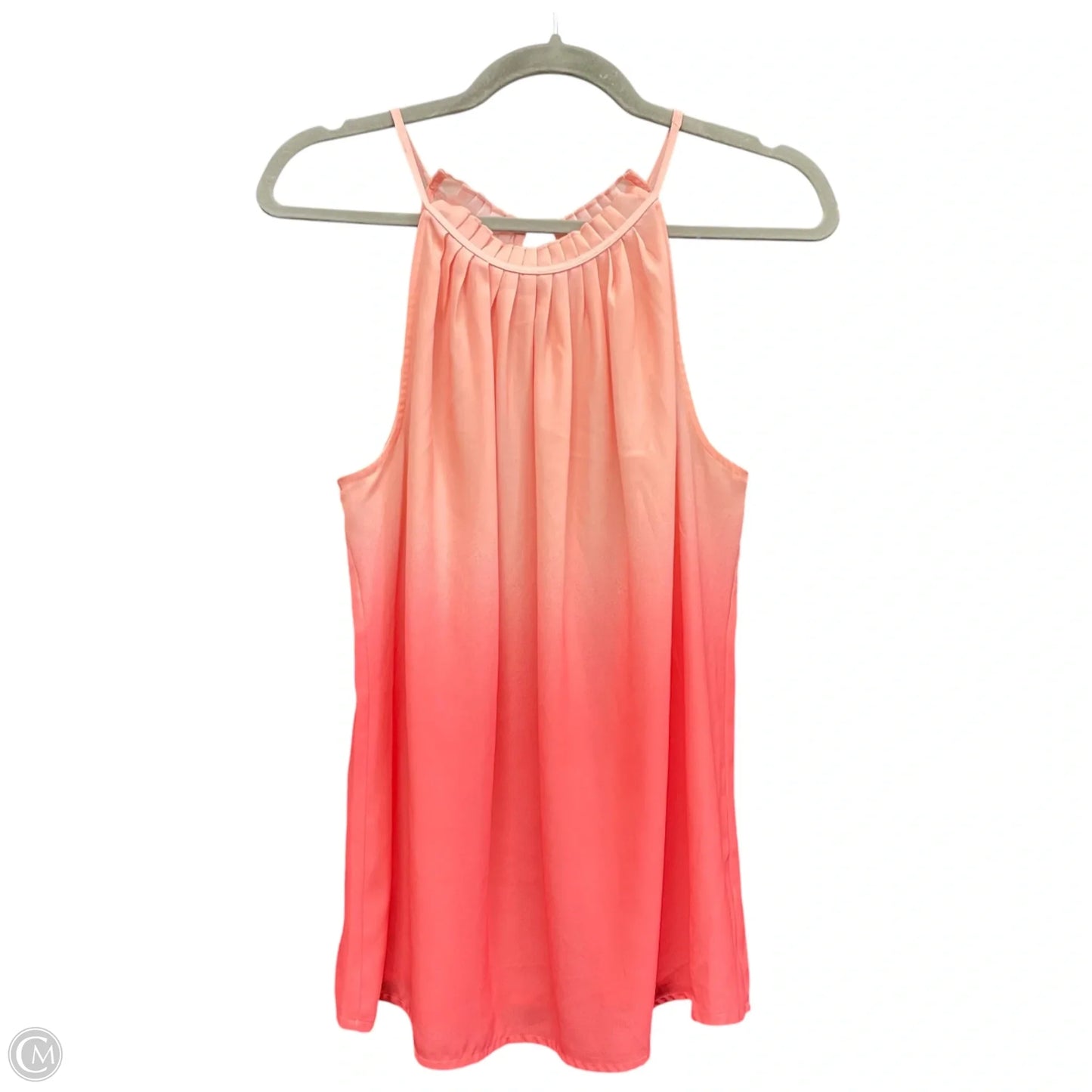 Blouse Sleeveless By New York And Co In Coral, Size: L