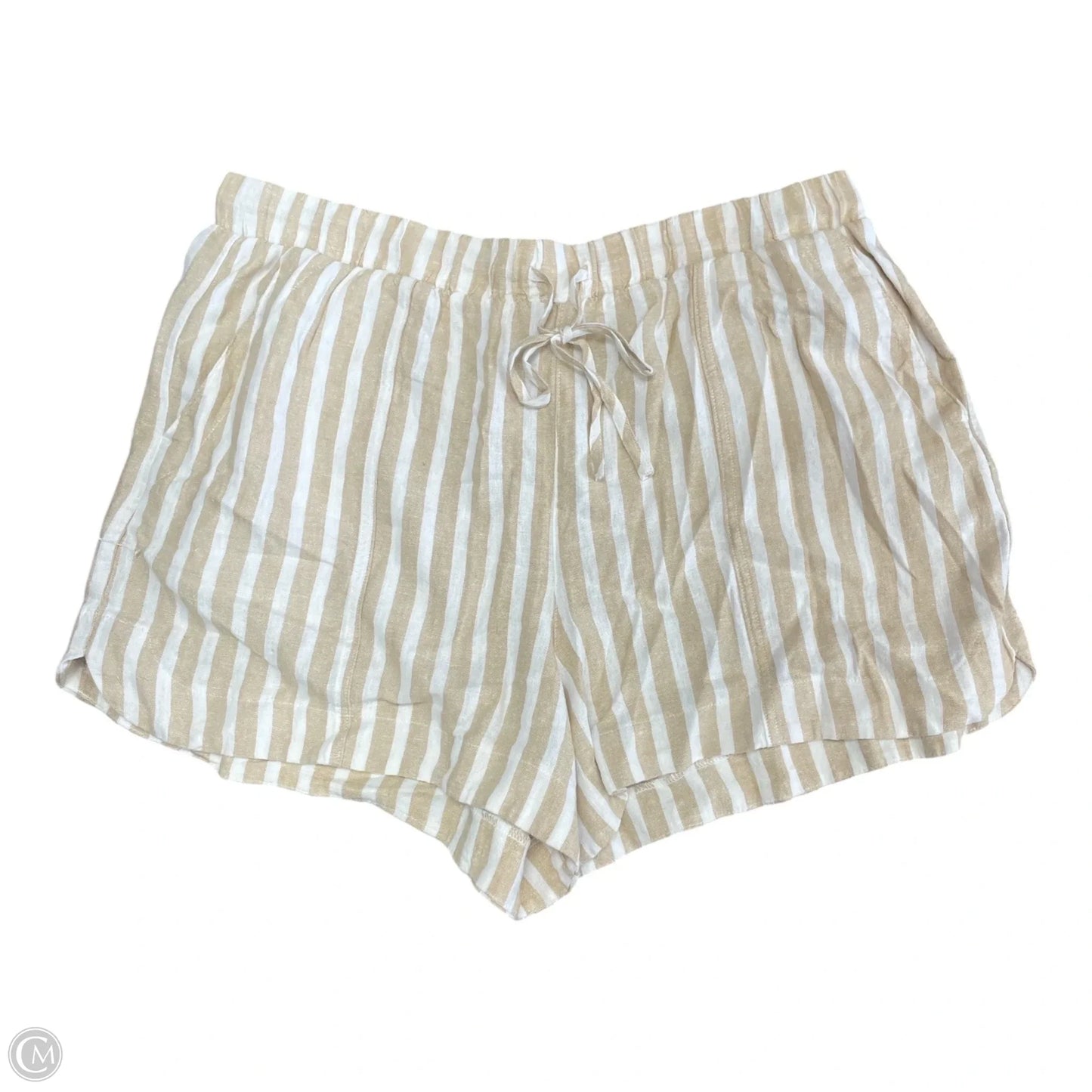 Shorts By Universal Thread In Tan & White, Size: Xl