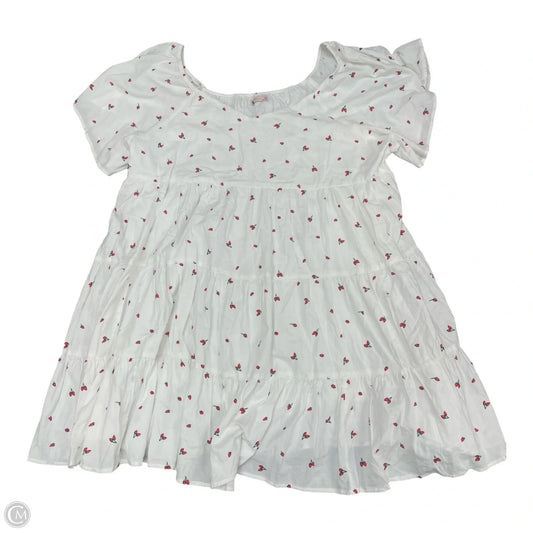 Dress Casual Short By So In White, Size: 3x