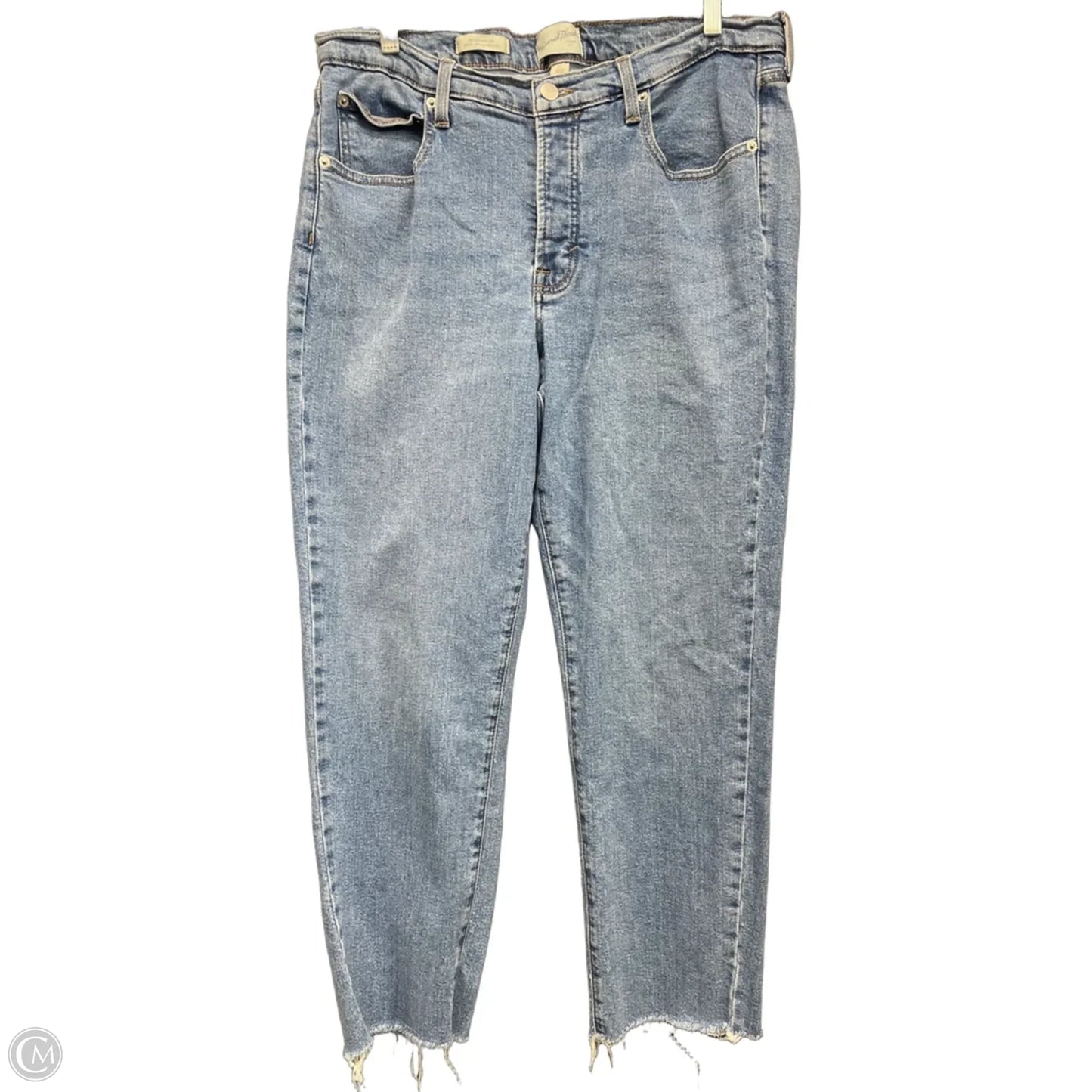 Jeans Straight By Universal Thread In Blue Denim, Size: 14