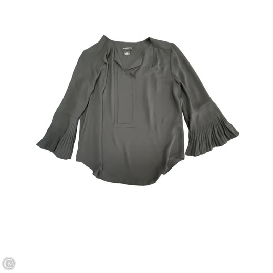 Blouse Long Sleeve By Liz Claiborne In Black, Size: Xs