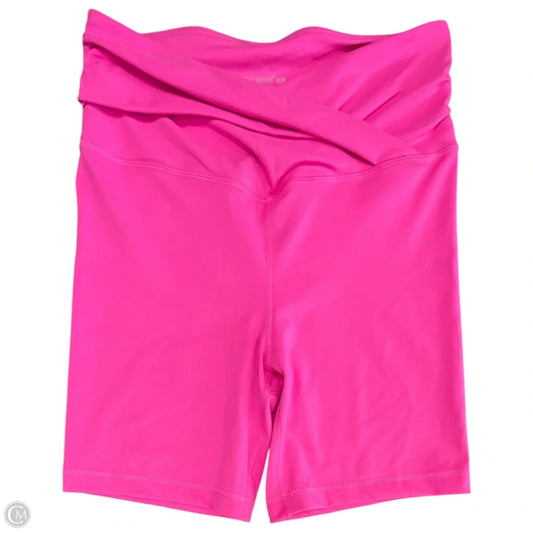Athletic Shorts By Yogalicious In Pink, Size: M