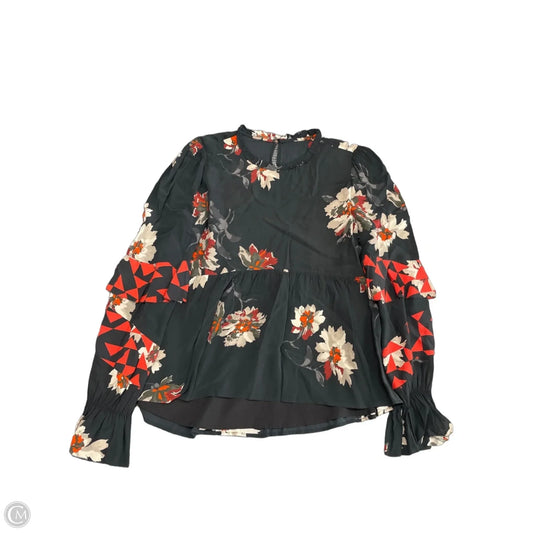 Blouse Long Sleeve By Joie In Black, Size: M