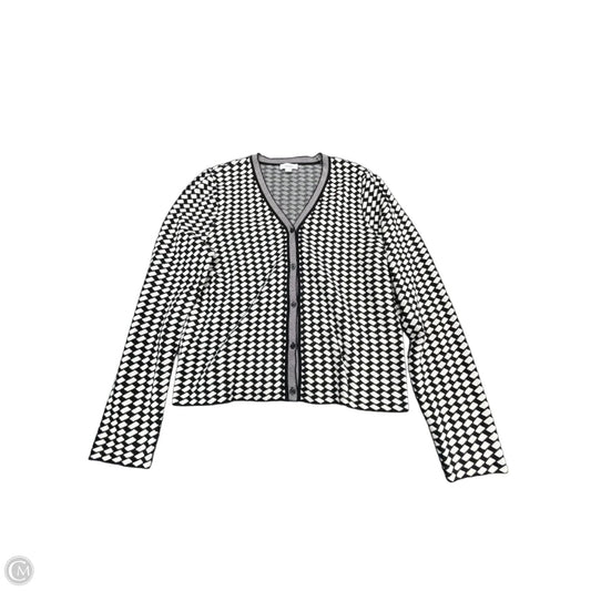 Cardigan By Cece In Black & White, Size: L