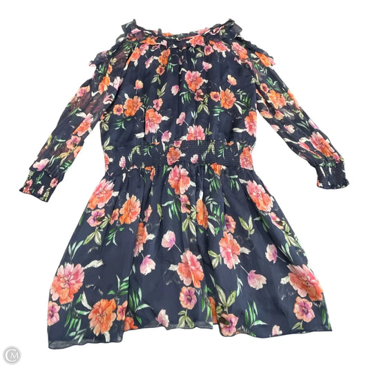 Dress Casual Short By Johnny Was In Floral Print, Size: Xl