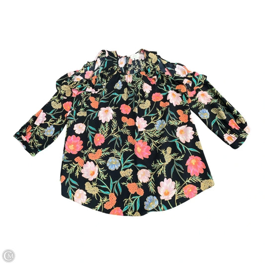Blouse Designer By Kate Spade In Floral Print, Size: S