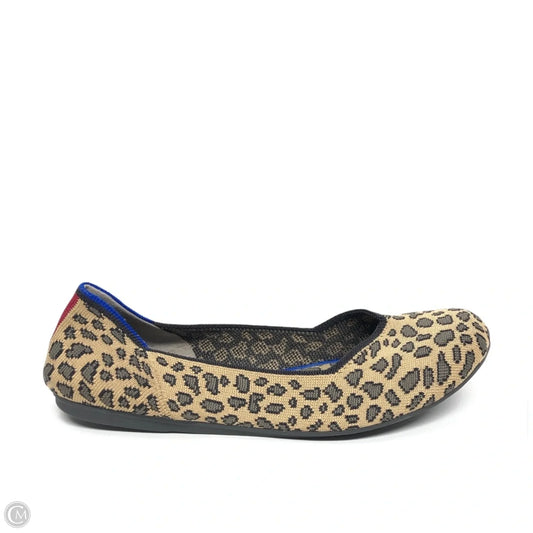 Shoes Flats By Rothys In Leopard Print, Size: 9