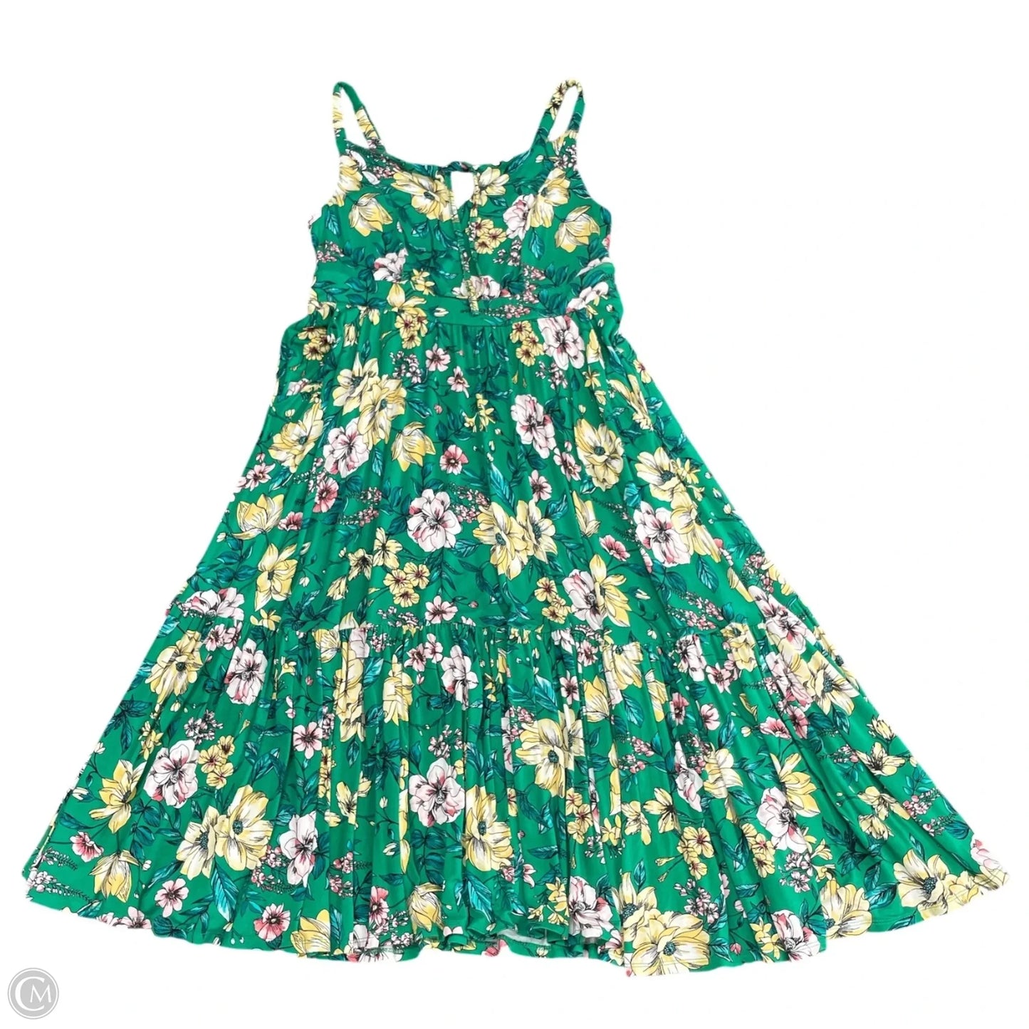 Dress Casual Midi By Torrid In Green, Size: M