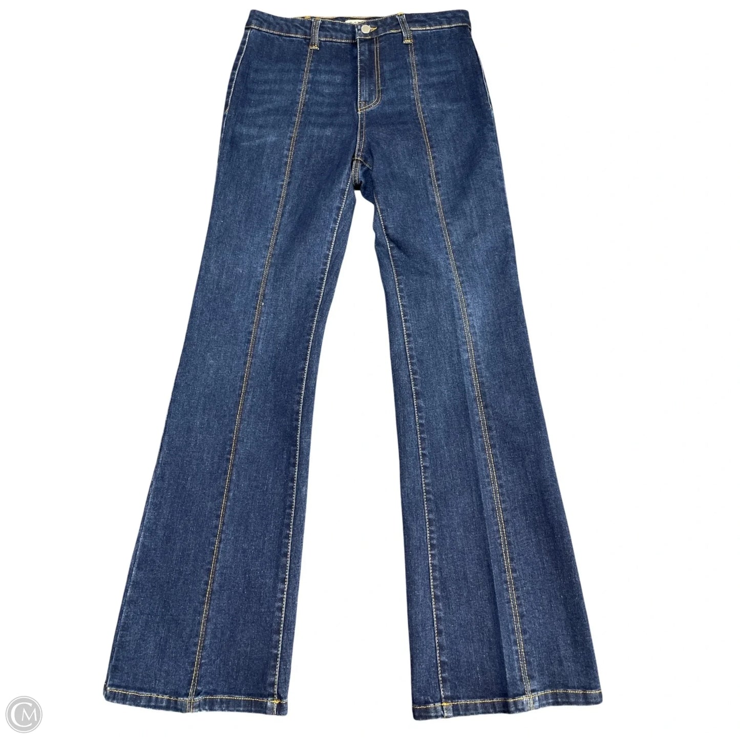 Jeans Flared By Oat In Blue Denim, Size: 8