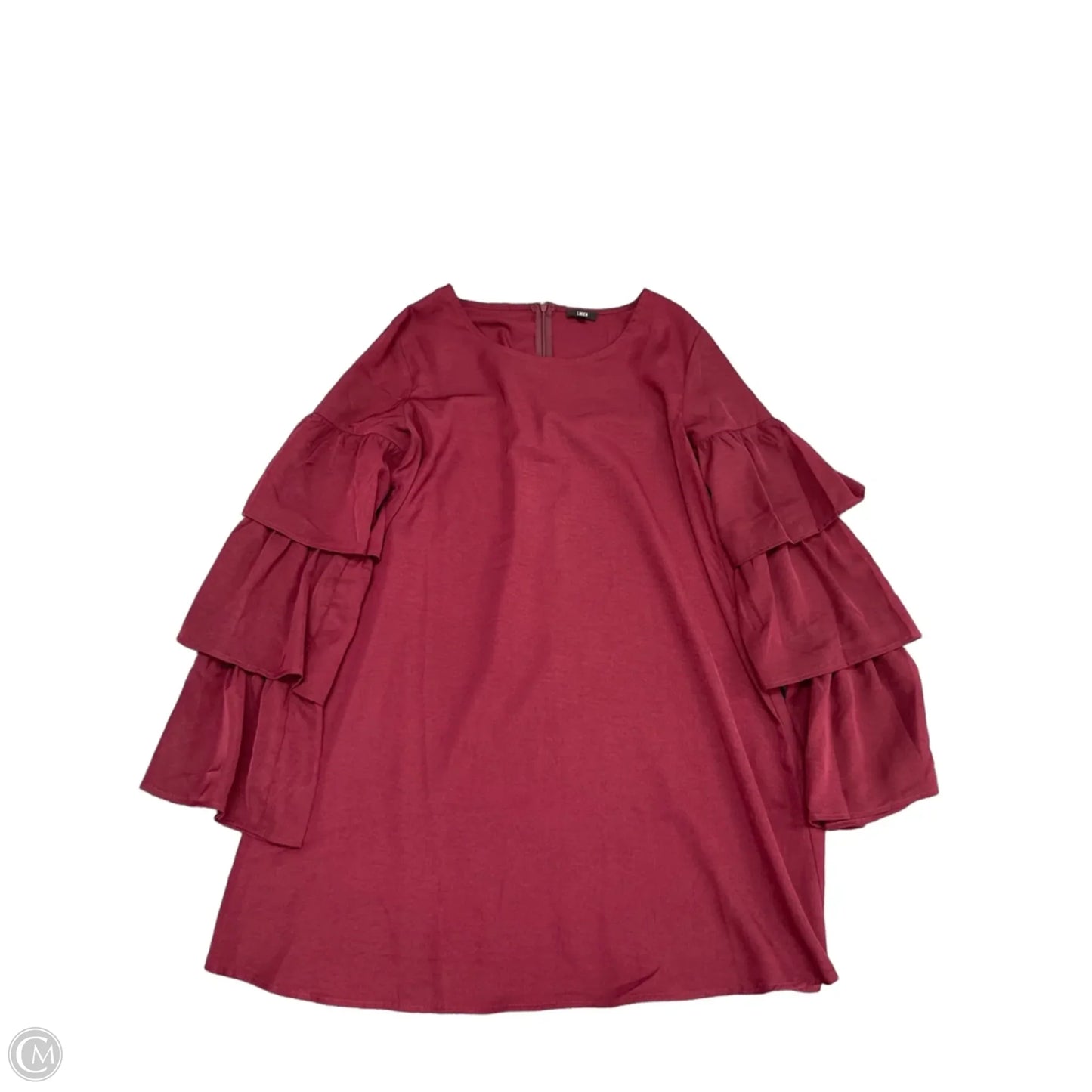 Dress Casual Short By Clothes Mentor In Maroon, Size: L